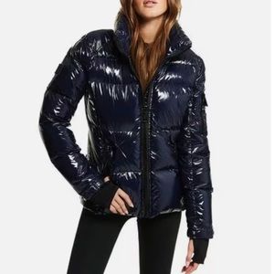 SAM. Freestyle Down Coat Aquamarine/Navy size large women’s